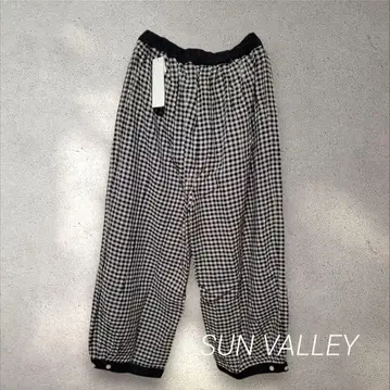택 포함 새상품 더블 거즈 팬츠 SUN VALLEY