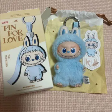 POPMART 라브브 PIN FOR LOVE 봉제 인형 펜던트 K