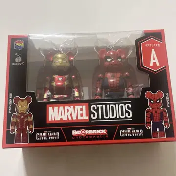 MARVEL STUDIOS 베어브릭 happy 복권 A 페어 박스상