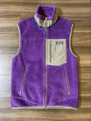 파타고니아 플리스 베스트 남성용 퍼플