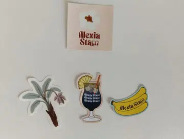 ALEXIA STAM 스티커 4개 세트
