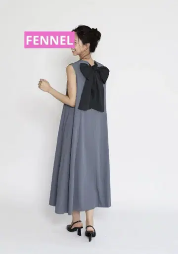 FENNEL 2way 백넥 원피스 미사용품 사이즈 9호 정가 32000엔
