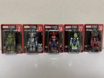 마블 marvel 해피 복권 베어브릭 5체 세트 묶음 판매