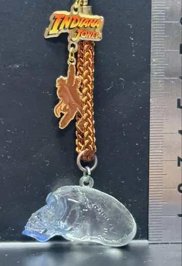 인디아나 존스 핸드폰 스트랩 크리스탈 스컬