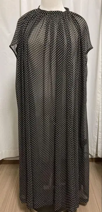journal standard luxe 시어 도트 롱 원피스