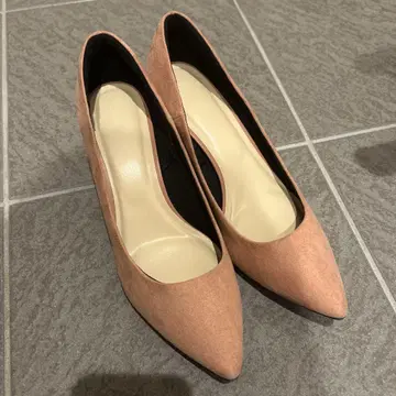 핑크 스틸레토 하이힐 25.0cm