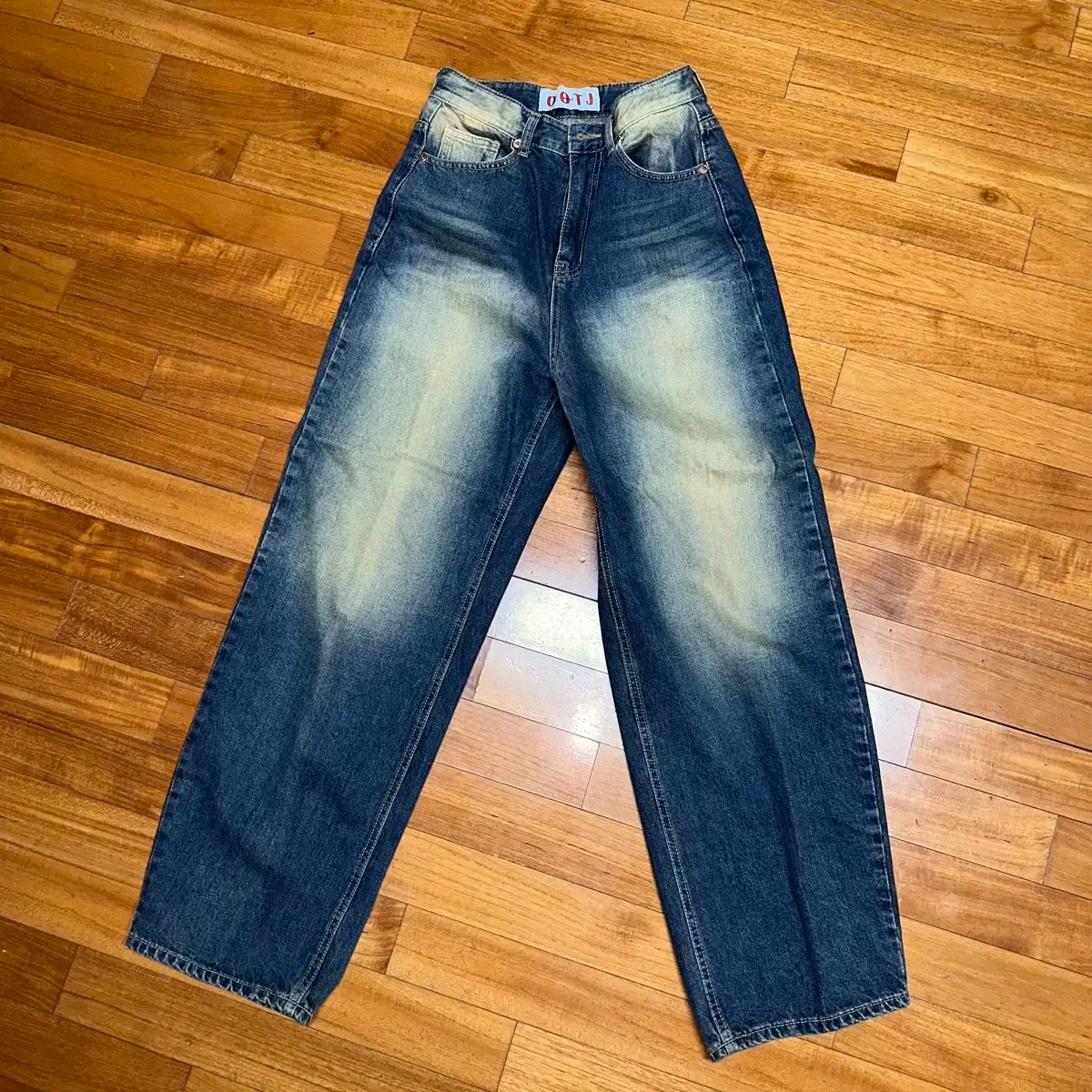 FANCY CLUB デニム Angel Vintage Tuck Pants