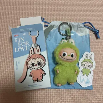 POPMART 러브브 PIN FOR LOVE 봉제 인형 펜던트 v