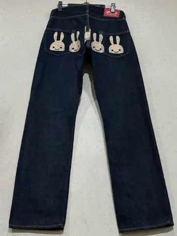 CUNE 큔 5연 토끼 TB07F203 데님 팬츠 일본제 맘모스