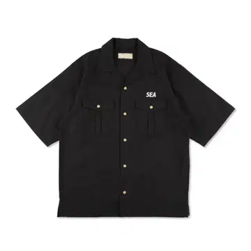 wind and sea Double Pocket Linen Shirt