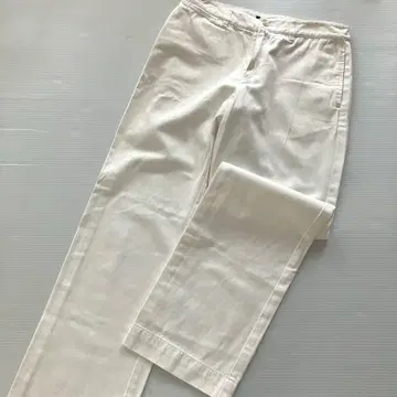 새상품급 랄프 로렌 데님 화이트 무지 사이즈 11