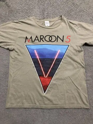 MAROON5 마룬5 2015 투어 티셔츠 밴딩 티셔츠 M