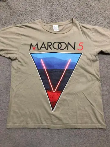 MAROON5 마룬5 2015 투어 티셔츠 밴딩 티셔츠 M