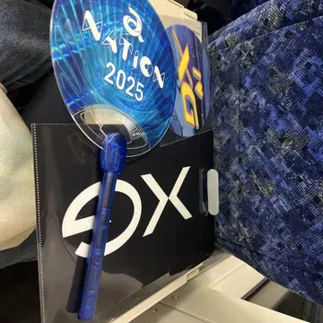 aNATOIN XG 빛나는 부채 부채 클리어 파일 세트 2025
