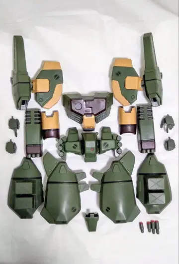 야마토 초시공 요새 마크로스 1/48 VF-1 아머 부품 우드랜드 컬러