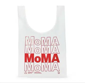BAGGU MoMA 에코백 화이트 스탠다드