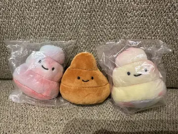 닛코리노 화장실 봉제 인형 시크릿 응가 3종