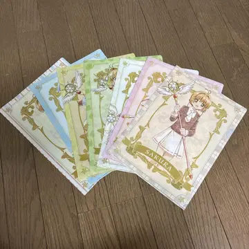카드캡터 사쿠라 클리어 파일 6장 컴플리트 세트