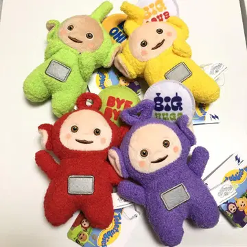 텔레토비즈 말풍선 마스코트 볼체인 봉제 인형 4종