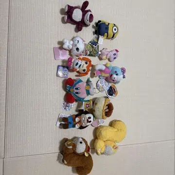 캐릭터 봉제 인형 세트
