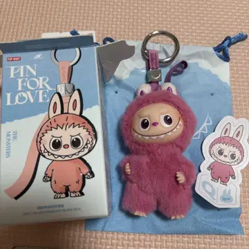 POPMART 러브브 PIN FOR LOVE 봉제 인형 펜던트 Q