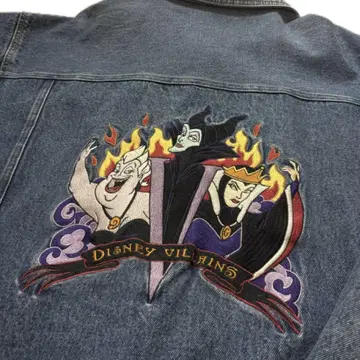 90s disney villains 빌런즈 데님 자켓