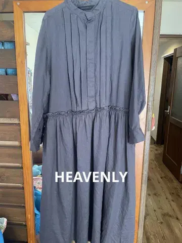 가격 인하 HEAVENLY 린넨 원피스 그레이 미사용