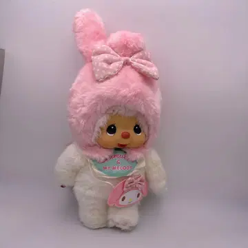 [택 포함] 치무탄 x 마이멜로디 봉제 인형 M 사이즈 산리오 콜라보