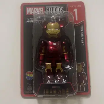 MARVEL Happy 복권 BE@RBRICK 1 IRON MAN