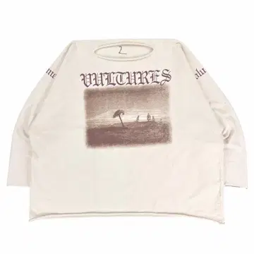 YEEZY GOSHA VULTURES  포토 프린트 롱T