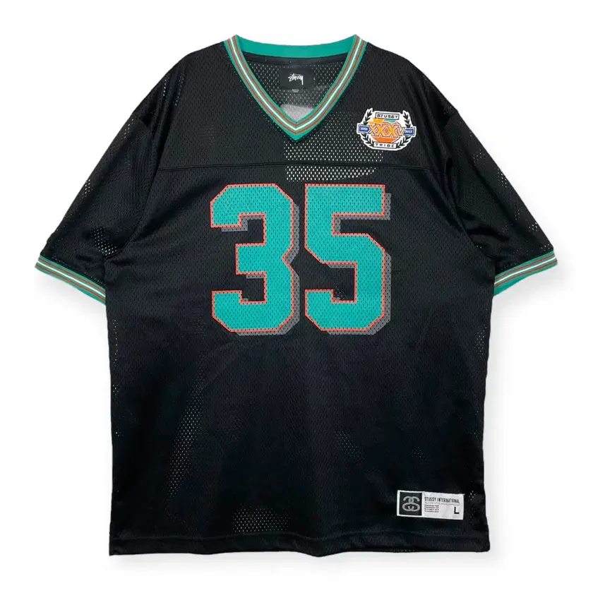 STUSSY | 스투시 Stussy 35th Anniversary Mesh Football Jersey T