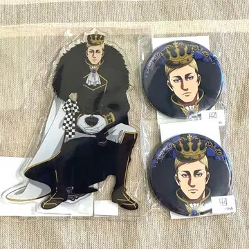 진격의 거인 마루쿠지 체스 복각 엘빈 대길 아크릴 스탠드 캔뱃지