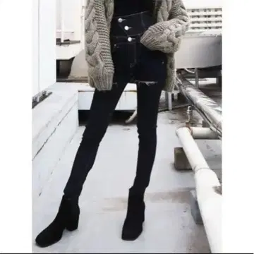 EMODA 에모다 슬래시 버튼 하이웨스트 페기스
