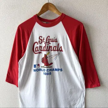 80s JERZEES MLB 세인트루이스 카디널스 래글런 T셔츠