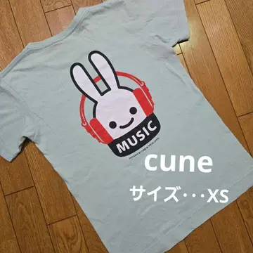 cune 큔 상의 T셔츠 XS사이즈 큔 후드티 귀여운