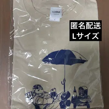 [지브리 입체 조형물전] 포르코 로쏘 (붉은 돼지) T셔츠 샌드베이지 L