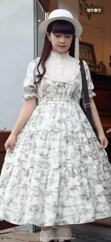 3L 새상품 아오키 미사코 시마무라 콜라보 원피스