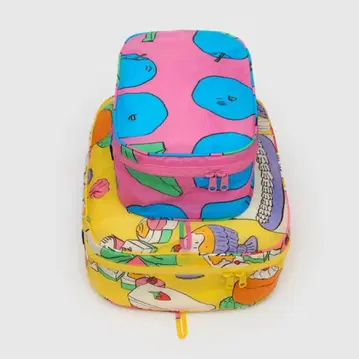 BAGGU 패킹 큐브 세트 포장 큐브 2개 세트