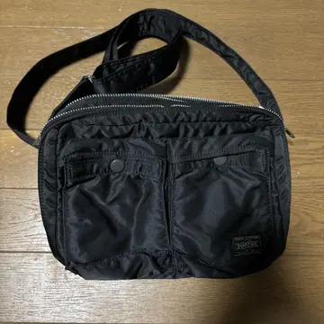 블랙 숄더백 2포켓