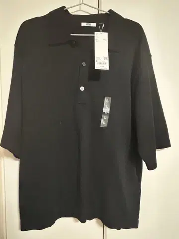 UNIQLO U 니트 피케 셔츠 L 사이즈 467153
