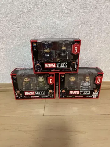 베어브릭 제일복권 MARVEL STUDIOS B, C, D상