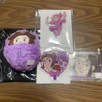닌타마 란타로 타키야샤마루 싸개 데코 부채 아크릴 스탠드 스티커