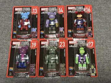Happy 복권 BE@RBRICK MARVEL 베어브릭상 6세트