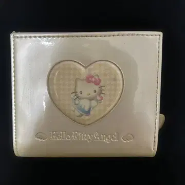 헤이세이 레트로 엔젤 키티 이단 접이식 지갑