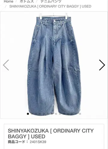 SHINYAKOZUKA ORDINARY CITY BAGGY USED