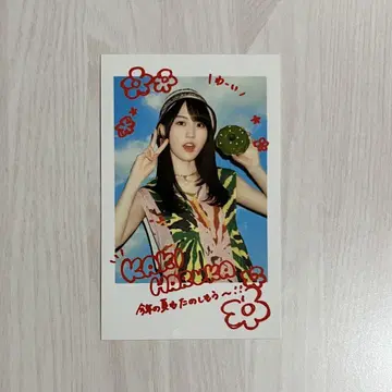 노기자카46 카키 하루카 노기 카페 후기 폴로라이드풍 스티커