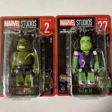 베어브릭 marvel HULK & SHE-HULK 세트