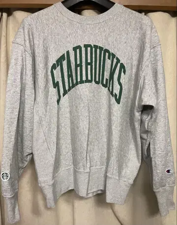 BEAMS CHAMPION Starbucks 리버스 위브 크루넥