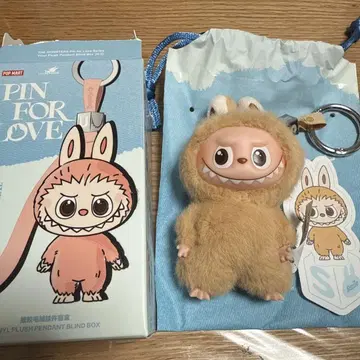 LABUBU PIN FOR LOVE 봉제 인형 펜던트 S