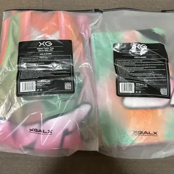 [ 협의 가능 ] XG a-nation 탱크탑 & 스포츠 타월 세트